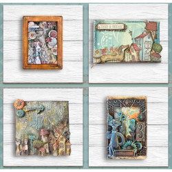 Stamperia Furry Friends MAXI Backgrounds Paper Pack 30x30cm
