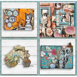 Stamperia Furry Friends Die Cuts 47pz