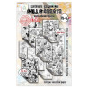 Aall & Create Inkblot Meadow A5 Design Paper Herb Traces