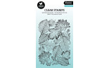 Studio Light Leaf Background Essentials Clear Stamp