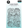 Studio Light Leaf Background Essentials Clear Stamp