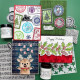 Simon Hurley Create Christmas Borders Cling Stamps