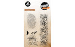 Studio Light Vintage Roses Grunge Clear Stamp