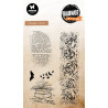 Studio Light Vintage Roses Grunge Clear Stamp