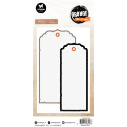StudioLight Slimline & Label Grunge Cutting Dies