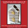 Crealies Create A Box No. 34 LARGE Flat Box House with Door Window & Snow