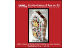 Crealies Create A Box No. 34 MEDIUM Flat Box House with Door Window & Snow