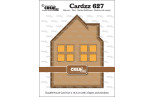 Crealies Cardzz Dies No. 627 Double Card House with Windows