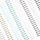 Vaessen Creative Bind Easy - Spirali Metalliche per Rilegatura 1/2'' Mix Arcobaleno 16pz