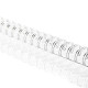 Vaessen Creative Bind Easy - Spirali Metalliche per Rilegatura 1/2'' BIANCO E ARGENTO 8pz