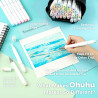Ohuhu Honolulu BASIC TONE 6 Colors Dual Tips Alcohol Art Markers