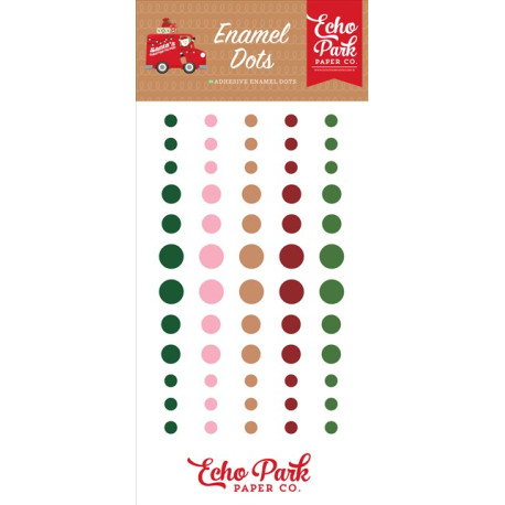 Echo Park Santa's Christmas Delivery Enamel Dots