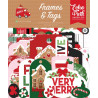 Echo Park Santa's Christmas Delivery Frames & Tags 34pz