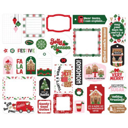 Echo Park Santa's Christmas Delivery Frames & Tags 34pz