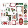 Echo Park Santa's Christmas Delivery Frames & Tags 34pz