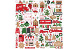 Echo Park Santa's Christmas Delivery Element Sticker 30x30cm