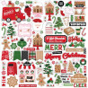 Echo Park Santa's Christmas Delivery Element Sticker 30x30cm