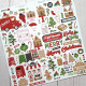 Echo Park Santa's Christmas Delivery Element Sticker 30x30cm