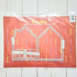 Crealies Cardzz Dies No. 627 Double Card House with Windows