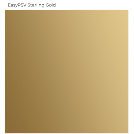 Vinile adesivo permanente EasyPSV Starling Oro Lucido 30cmx1,5metri