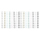 Vaessen Creative Bind Easy - Spirali Metalliche per Rilegatura 1/2'' Mix Arcobaleno 16pz