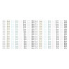 Vaessen Creative Bind Easy - Spirali Metalliche per Rilegatura 1/2'' Mix Arcobaleno 16pz