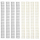Vaessen Creative Bind Easy - Spirali Metalliche per Rilegatura 1/2'' NERE E ORO 8pz