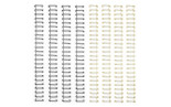 Vaessen Creative Bind Easy - Spirali Metalliche per Rilegatura 1/2'' NERE E ORO 8pz