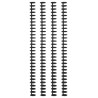 Vaessen Creative Bind Easy Dorsi Clic per Rilegatura 12mm Nero 4pz