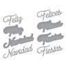 Spellbinders Spanish Holiday Sentiments Etched Dies