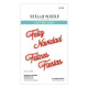 Spellbinders Spanish Holiday Sentiments Etched Dies