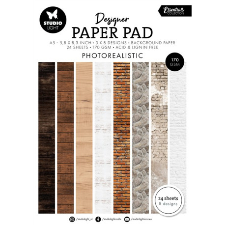 StudioLight Essentials A5 Paper Pad Photorealistic