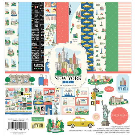 Carta Bella New York City Paper Pad 30x30cm