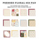 Carta Bella Pressed Floral Paper Pad 15x15cm