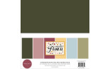 Carta Bella Pressed Floral Coordinating Solids Paper Pack 30x30cm