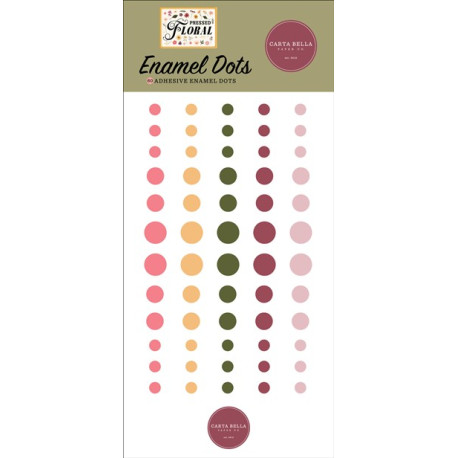 Carta Bella Pressed Floral Enamel Dots