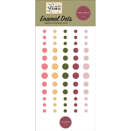 Carta Bella Pressed Floral Enamel Dots