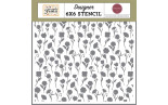 Carta Bella Stencil Pressed Wildflower