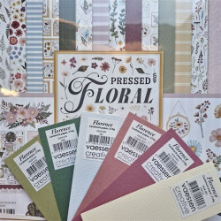 Carta Bella Pressed Floral Paper Pad 15x15cm