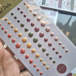 Carta Bella Pressed Floral Enamel Dots