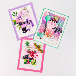 Spellbinders A Special Toast Etched Dies