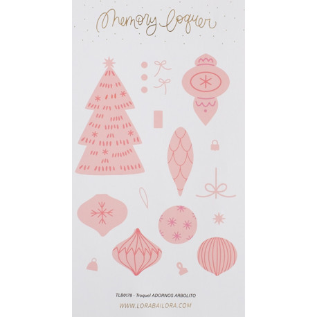 Lora Bailora Fustella ADORNOS ARBOLITO