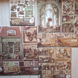 Ciao Bella BOOK LOVERS Paper Pad 20x20cm
