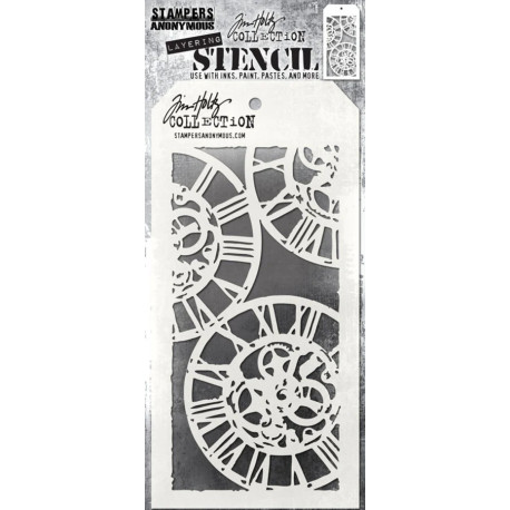 Tim Holtz Layered Stencil Clockwork