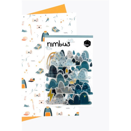 DUNAON NIMBUS Diecuts Vellum con FOIL 32 pz