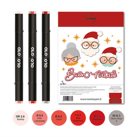 Corso OLO SANTA FAMILY - 6 OLO + 1 Fustella + corso online con Mybonnetbee