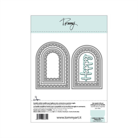 Tommy Fustella Cornice finestra smerlata