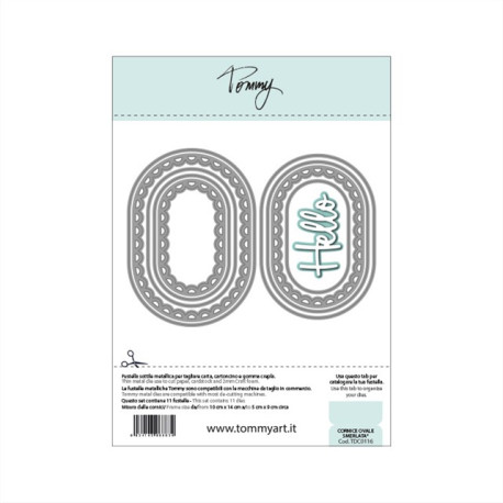 Tommy Fustella Cornice Ovale Smerlata