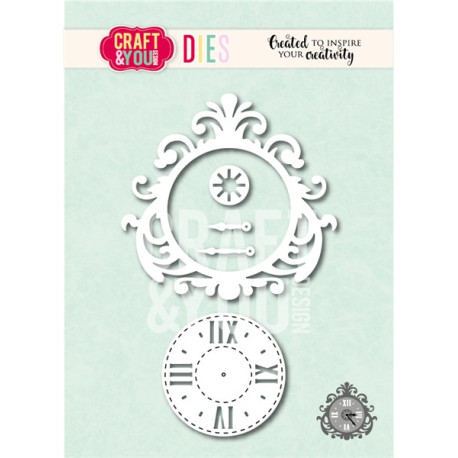 Craft&You Clock Dies