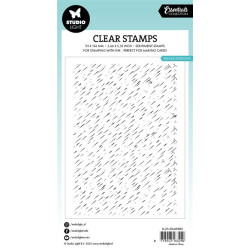 Studio Light Rain Background Essentials Clear Stamp